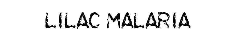 Lilac Malaria font preview