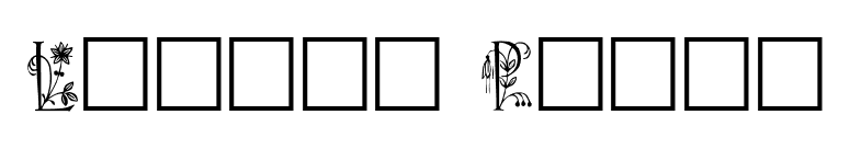 Lilith Plain font preview