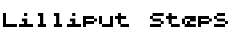 Lilliput Steps font preview