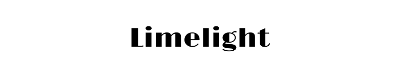 Limelight font preview