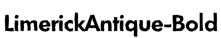 LimerickAntique-Bold font preview