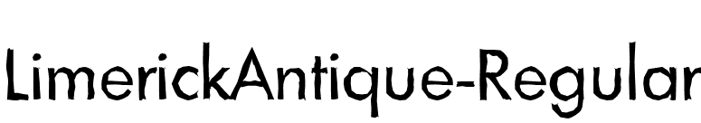LimerickAntique-Regular font preview