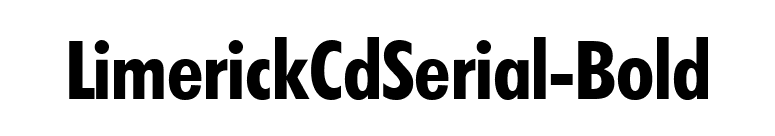LimerickCdSerial-Bold font preview