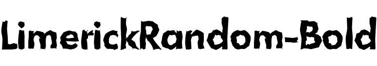 LimerickRandom-Bold font preview