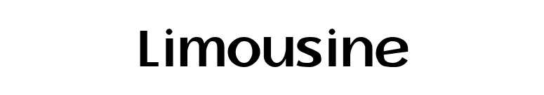Limousine font preview