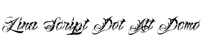 Lina Script Dot Alt Demo font preview
