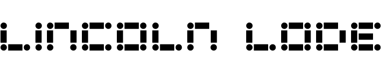 Lincoln Lode font preview