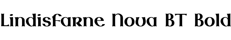 Lindisfarne Nova BT Bold font preview