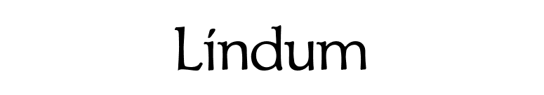 Lindum font preview