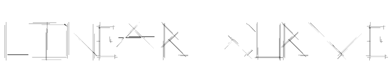 Linear Curve font preview