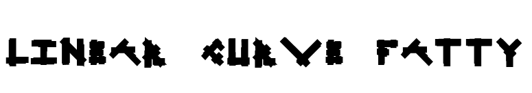 Linear Curve Fatty font preview