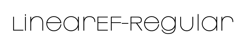 LinearEF-Regular font preview