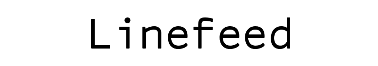 Linefeed font preview