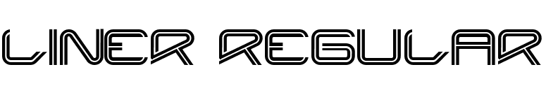 Liner Regular font preview