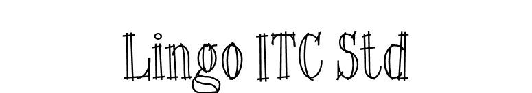 Lingo ITC Std font preview