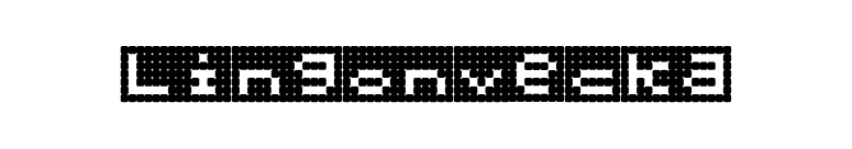 Lingonvecka font preview