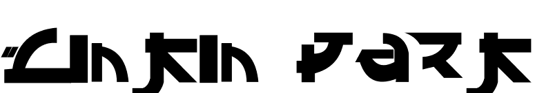 Linkin Park font preview
