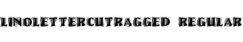 LinoLetterCutRagged Regular font preview