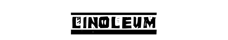 Linoleum font preview