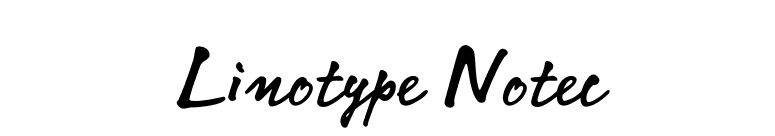 Linotype Notec font preview