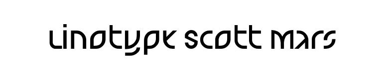 Linotype Scott Mars font preview