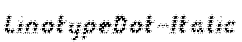 LinotypeDot-Italic font preview
