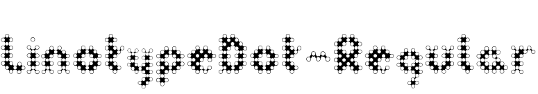 LinotypeDot-Regular font preview