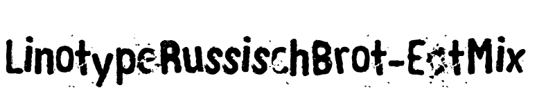 LinotypeRussischBrot-EatMix font preview