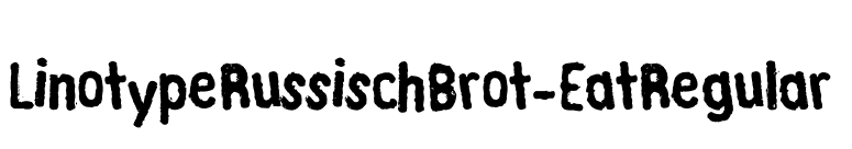 LinotypeRussischBrot-EatRegular font preview
