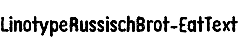 LinotypeRussischBrot-EatText font preview