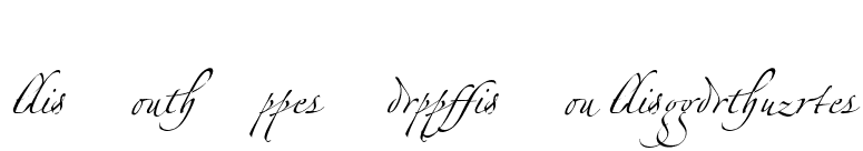 LinotypeZapfino Ligature font preview