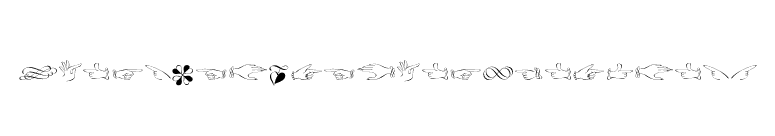LinotypeZapfinoOrnaments font preview