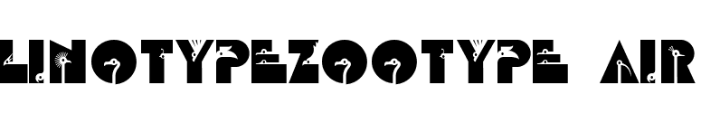 LinotypeZootype Air font preview