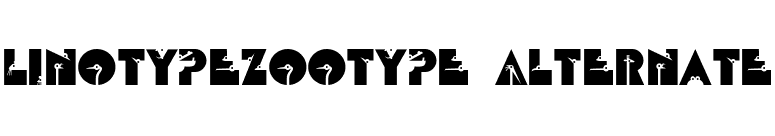 LinotypeZootype Alternate font preview