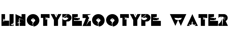 LinotypeZootype Water font preview