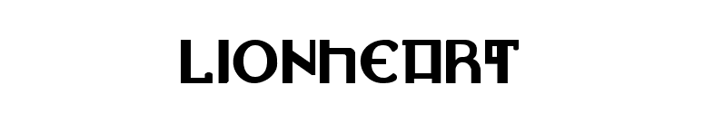 Lionheart font preview