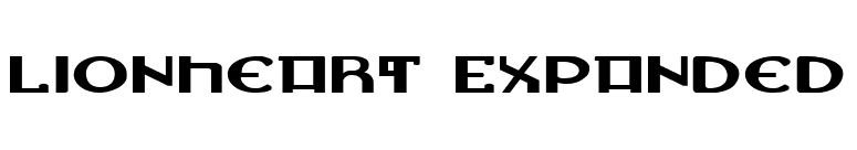Lionheart Expanded font preview