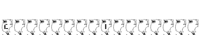 LisburneInitials font preview