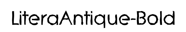 LiteraAntique-Bold font preview