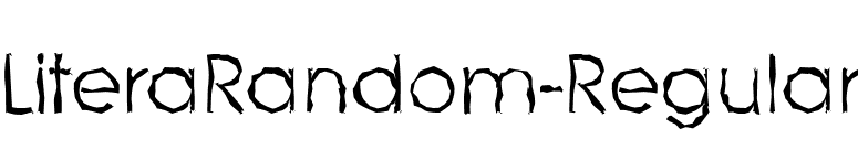 LiteraRandom-Regular font preview
