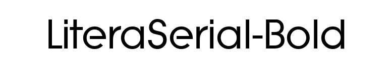 LiteraSerial-Bold font preview