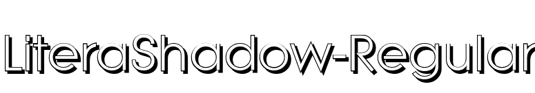 LiteraShadow-Regular font preview
