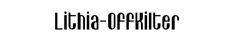 Lithia-OffKilter font preview