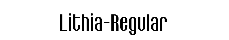 Lithia-Regular font preview
