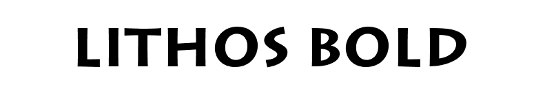 Lithos Bold font preview