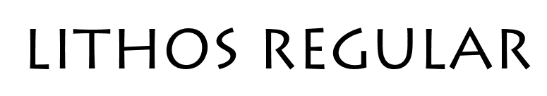 Lithos Regular font preview
