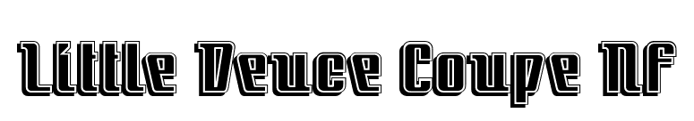 Little Deuce Coupe NF font preview