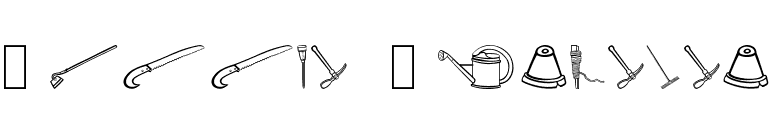 Little Gardener font preview