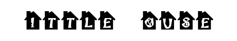 Little House font preview