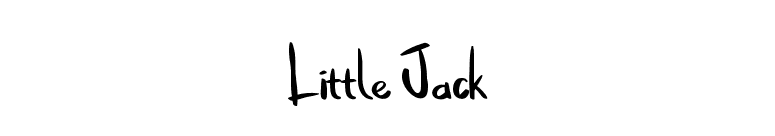 Little Jack font preview